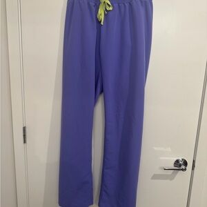 Figs purple/blue scrub pants